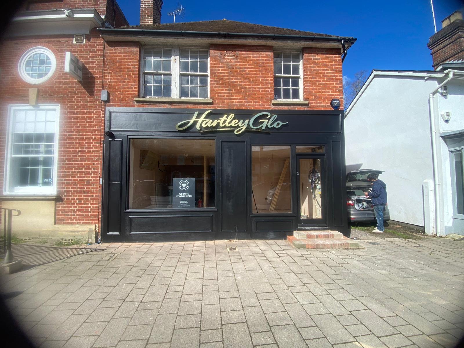 Hartley Glo shopfront installation