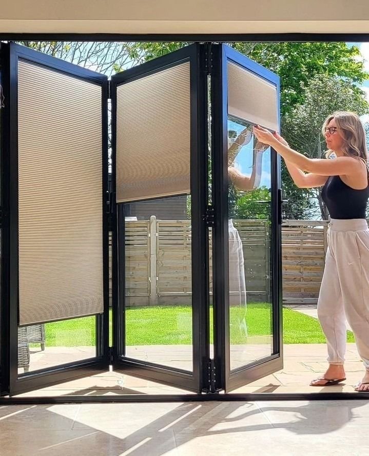Bifold doors opening to garden